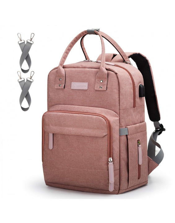 Upsimples Mochila de Maternidade Multifuncional Rosa Upsimples Mochila de Maternidade Multifuncional Rosa