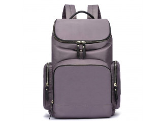 HaloVa Mochila de Maternidade Multifuncional Expansível Cinza