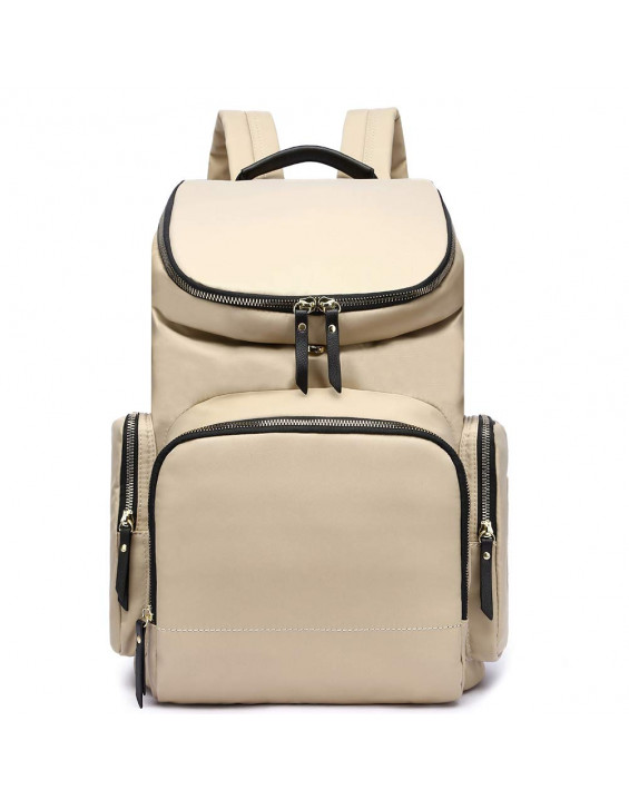 HaloVa Mochila de Maternidade Multifuncional Expansível Bege