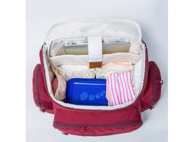 Mochoo Mochila de Maternidade Impermeável Preta