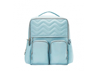 SoHo Designs Mochila de Maternidade Multifuncional Azul com Acessórios