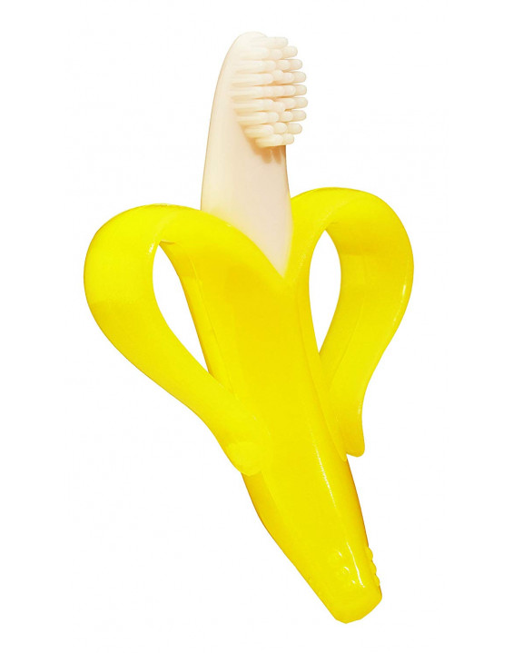 Baby Banana Mordedor Escova Dental Infantil Banana
