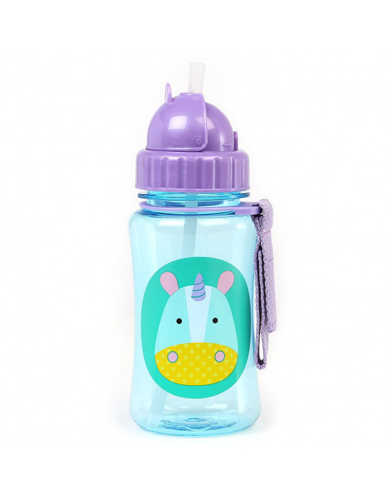 Skip Hop Garrafa com Canudo Zoo Unicórnio 354ml