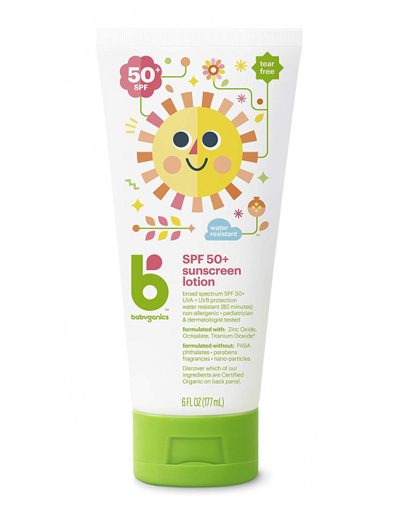 Babyganics Protetor Solar Infantil Hipoalergênico SPF 50 