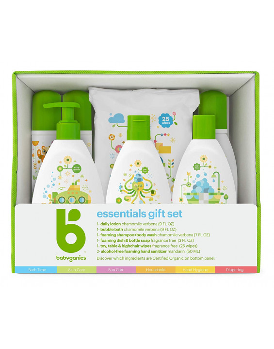 Babyganics Kit Presente para o Bebê Essentials Gift Set 