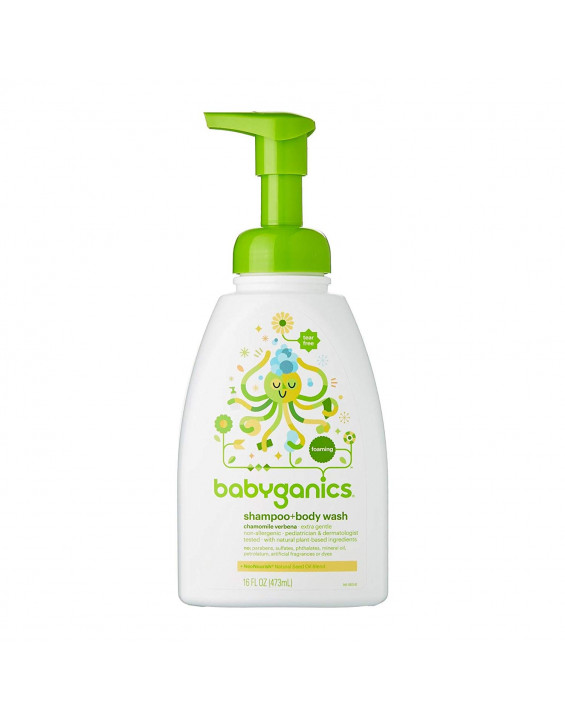 Babyganics Shampoo e Bodywash Chamomile Verbena