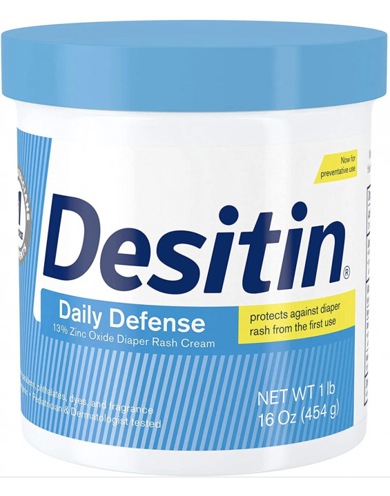 Desitin Pomada Hipoalergênica para Assaduras Alívio Rápido 454g