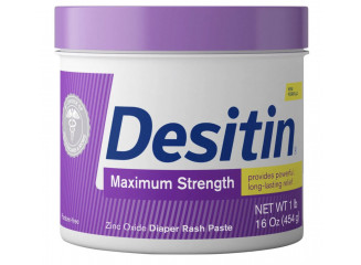 Desitin Roxa Pomada Hipoalergênica para Assaduras Original 454g