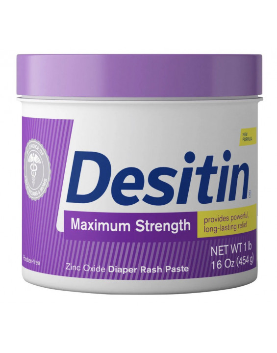 Desitin Roxa Pomada Hipoalergênica para Assaduras Original 454g