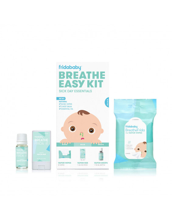 Fridababy Kit de Cuidados com o Bebê Breathe Easy Kit Sick Day Fridababy Kit de Cuidados com o Bebê Breathe Easy Kit Sick Day