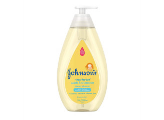 Johnson's Baby Shampoo e Sabonete Líquido Suave Head-to-Toe 800ml
