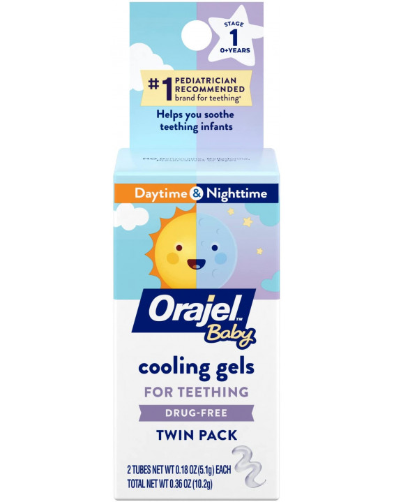 Orajel Baby Gel para Alívio das Dores de Dentição Daytime and Nighttime (Contém 2) Orajel Baby Gel para Alívio das Dores de Dentição Daytime and Nighttime (Contém 2)