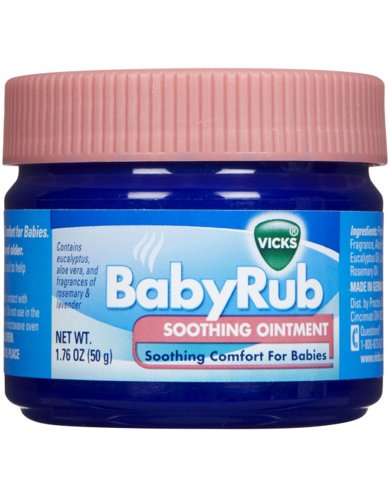 Vicks Bálsamo Calmante para Bebê BabyRub 50g