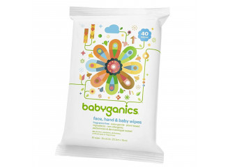 Babyganics Lenços Higienizadores para Bebês (Contém 40)