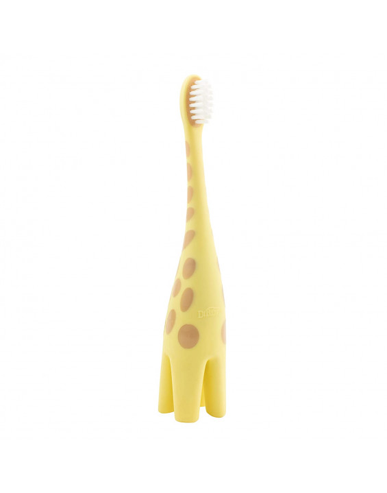 Dr. Brown's Escova de Dente para Bebê Girafa Amarela