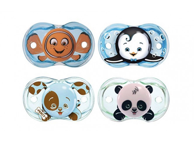 RaZbaby Kit Chupetas Keep-It-Kleen (Contém 4)