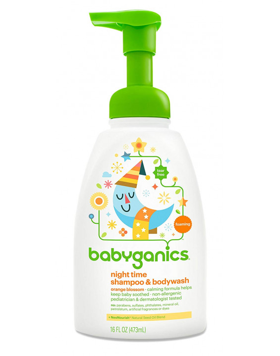 Babyganics Shampoo e Bodywash Orange Blossom