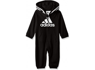 Adidas Macacão Infantil Unissex Baby Preto