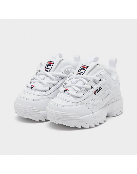 Tênis Infantil FILA Disruptor 2 Premium Branco Clássico