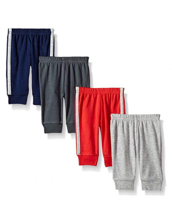 Carter's Kit de Calça Masculina Side Stripe Simple Joys (Contém 4)