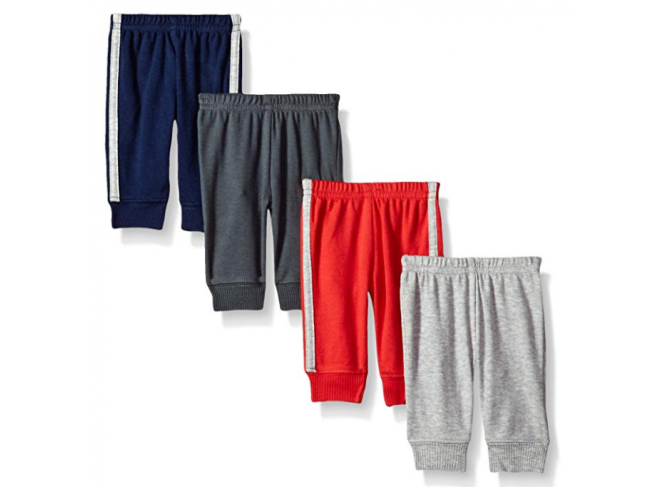 Carter's Kit de Calça Masculina Side Stripe Simple Joys (Contém 4)