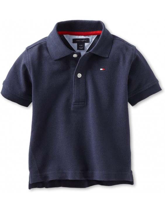 Tommy Hilfiger Camisa Polo Infantil Azul Navy