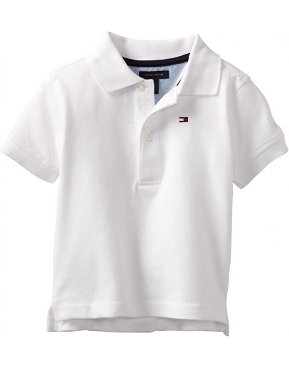 Tommy Hilfiger Camisa Polo Infantil Branca