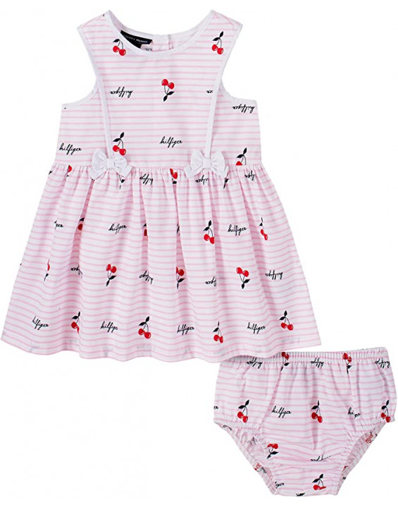 Tommy Hilfiger Conjunto Infantil Para Menina Duas Peças Rosa