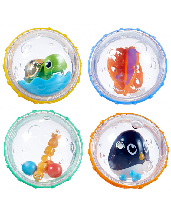 Munchkin Kit Brinquedo de Banho Bolhas Flutuantes (Contém 4)