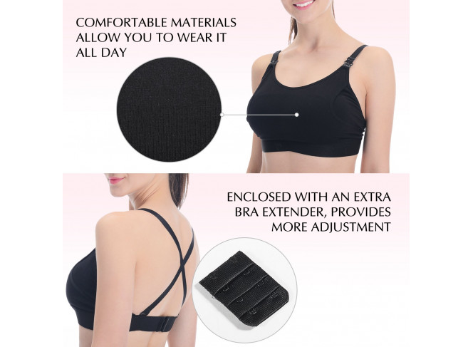 Momcozy Sutiã Para Amamentação Ajustável  2 em 1 