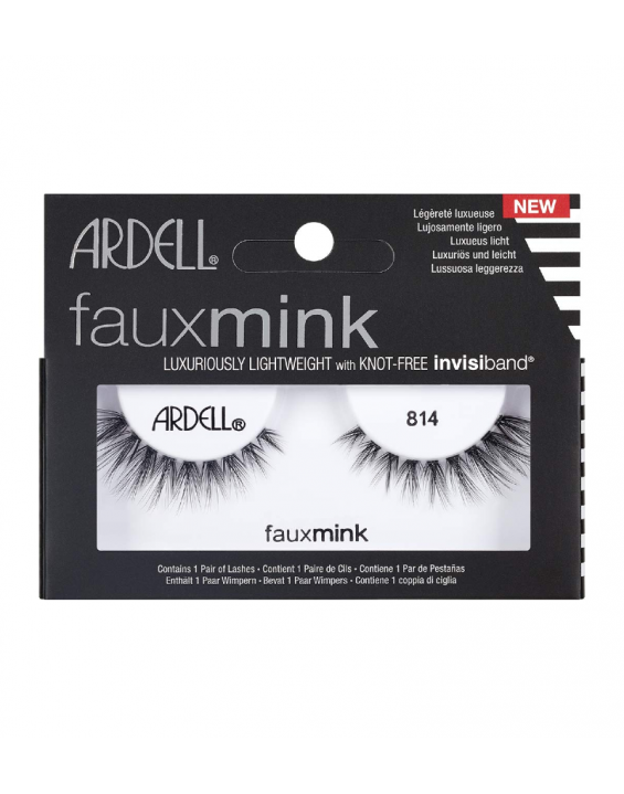 Ardell Cílios Postiços Faux Mink 814 com Base Invisível Ardell Cílios Postiços Faux Mink 814 com Base Invisível