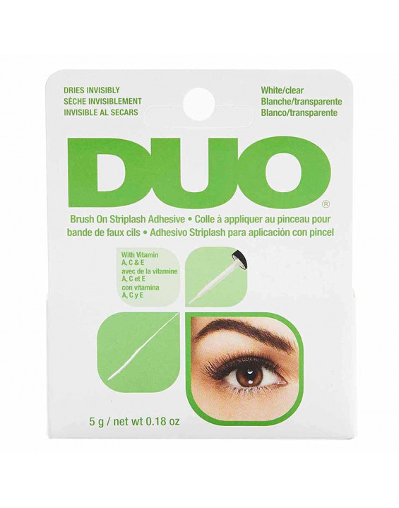 Duo Adhesive Cola para Cílios Postiços à Prova D'água com Vitaminas A, C & E