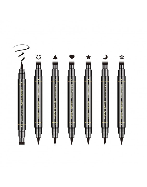 Colorina Pro-Artist Kit Delineador Duplo 2-em-1 Caneta e Carimbo (Contém 6)