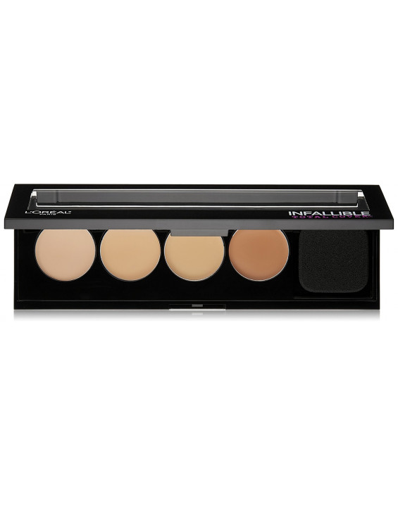 L'Oreal Paris Paleta de Corretivo e Contorno Infallible Total Cover L'Oreal Paris Paleta de Corretivo e Contorno Infallible Total Cover