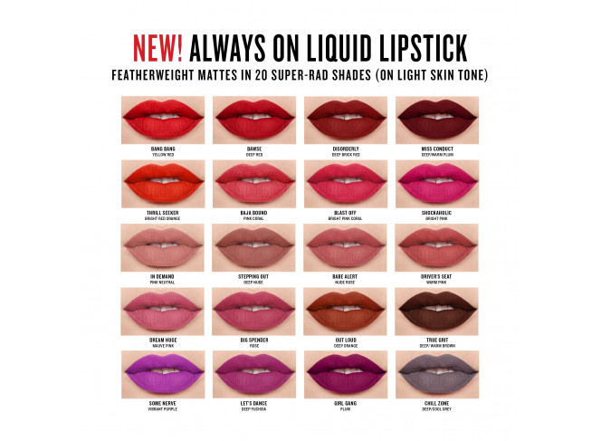 Smashbox Batom Líquido Matte Always On Smashbox Batom Líquido Matte Always On