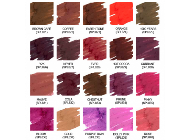 NYX Slim Lápis Labial Cores