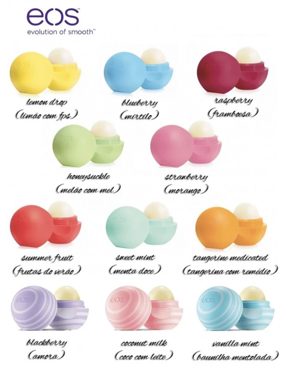 EOS Hidratante Labial Lip Balm (Modelos) EOS Hidratante Labial Lip Balm (Modelos)