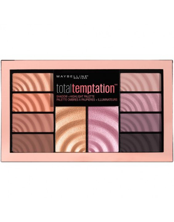 Maybelline Paleta de Sombra e Iluminador Total Temptation Maybelline Paleta de Sombra e Iluminador Total Temptation