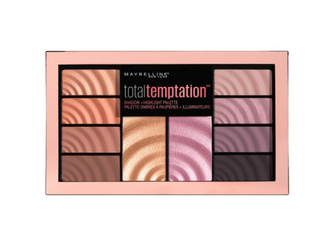 Maybelline Paleta de Sombra e Iluminador Total Temptation Maybelline Paleta de Sombra e Iluminador Total Temptation