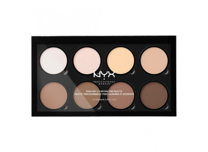 NYX Professional® Makeup Highlight & Contour Pro Paleta de Contorno NYX Professional® Makeup Highlight & Contour Pro Paleta de Contorno