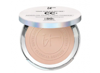 It Cosmetics Your Skin But Better™ CC+ Airbrush Perfecting Powder™ with SPF 50+ Po Compacto
