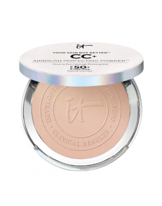 It Cosmetics Your Skin But Better™ CC+ Airbrush Perfecting Powder™ with SPF 50+ Po Compacto