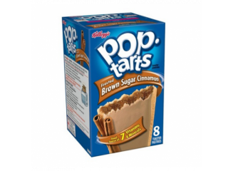 Kellogg's Pop-Tarts Frosted Sabor Açúcar Mascavo e Canela (Contém 8)