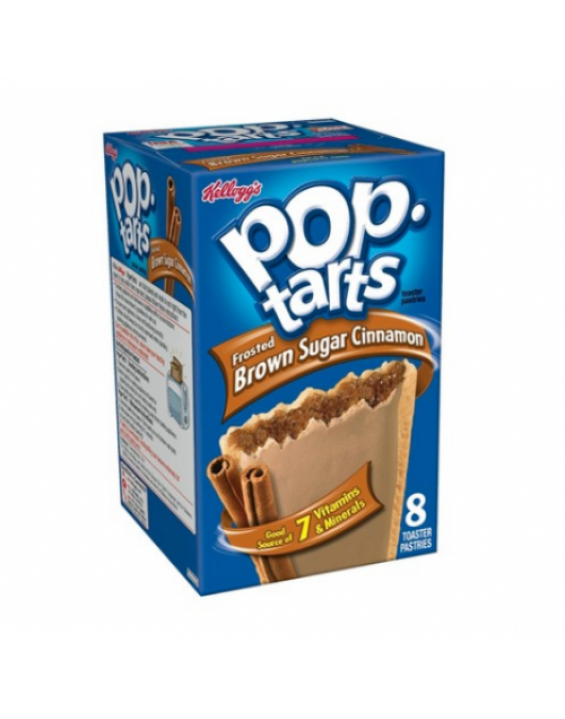 Kellogg's Pop-Tarts Frosted Sabor Açúcar Mascavo e Canela (Contém 8)