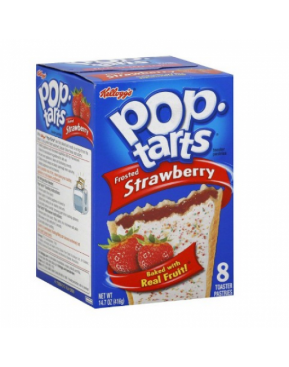 Kellogg's Pop-Tarts Frosted Sabor Morango (Contém 8)