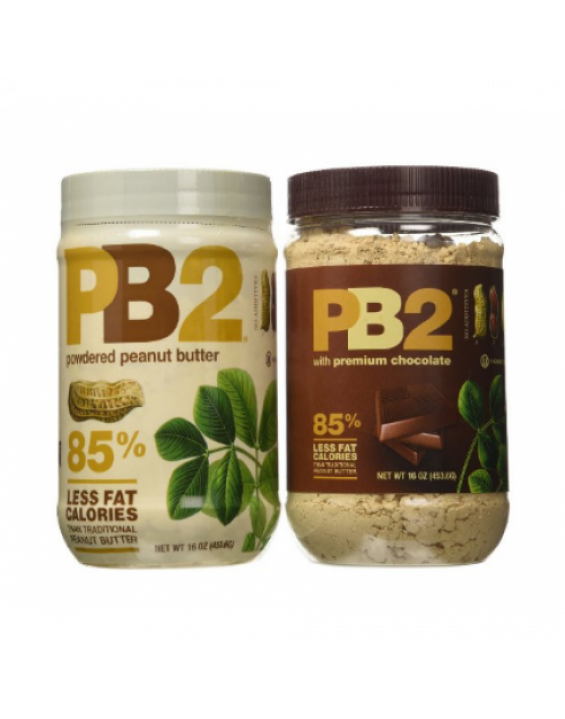 Kit Manteiga de Amendoim PB2 Sabor Peanut Butter e Sabor Chocolate
