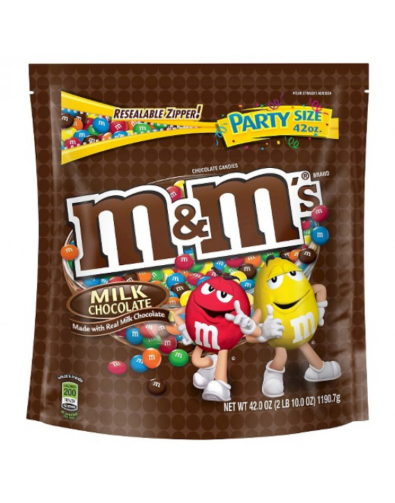 M&M'S Chocolate Confeitado Sabor Chocolate ao Leite Party Size 1077g M&M'S Chocolate Confeitado Sabor Chocolate ao Leite Party Size 1077g