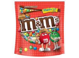 M&M'S Chocolate Confeitado Sabor Manteiga de Amendoim Party Size 963g