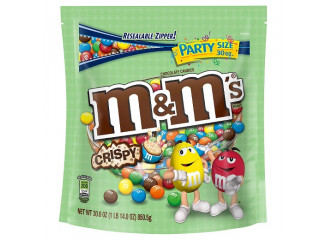M&M'S Chocolate Confeitado Crocante Crispy Party Size 850g