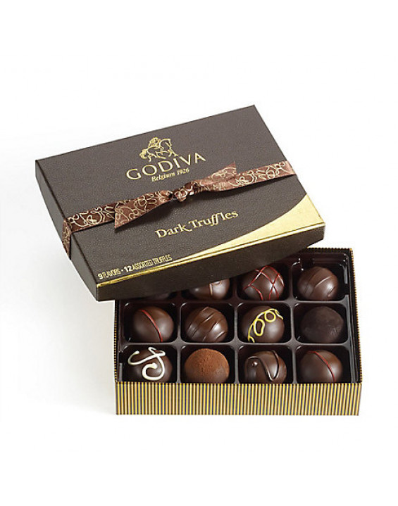 Godiva Caixa de Trufas de Chocolate (Contém 12)